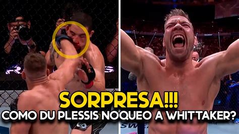 SORPRESA Cómo Dricus Du Plessis NOQUEO a Robert Whittaker Du