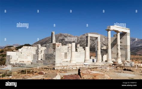 Ruins of the Temple of Demeter in Naxos Stock Photo - Alamy