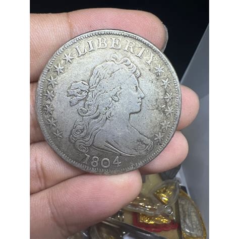 เหรียญ Liberty 1804 Draped Bust Silver Dollar Shopee Thailand