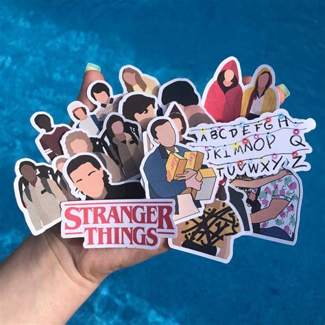 Stranger Things Sticker Pack Etsy Uk