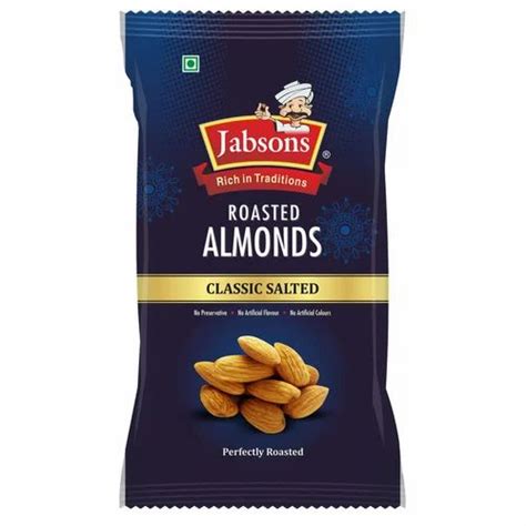 Jabsons Roasted Almonds Packaging Type Packet Packing Size 38 Gm At