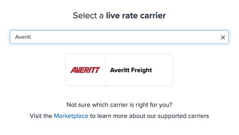 Averitt Express Ltl Freight Shipperhq Docs