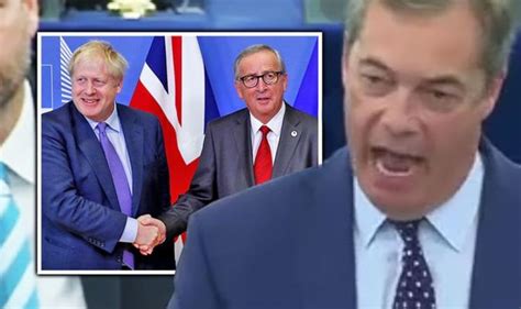 Nigel Farage News Brexit Party Leader Lashes Out In Eu Parliament