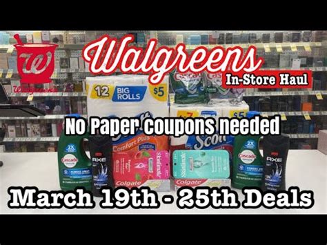 Walgreens Couponing Beginner Friendly All Digital Haul March 19th