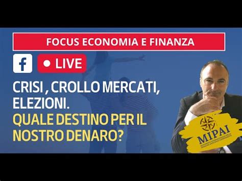 Che destino avrà il nostro denaro dopo la crisi e i crolli del mercato