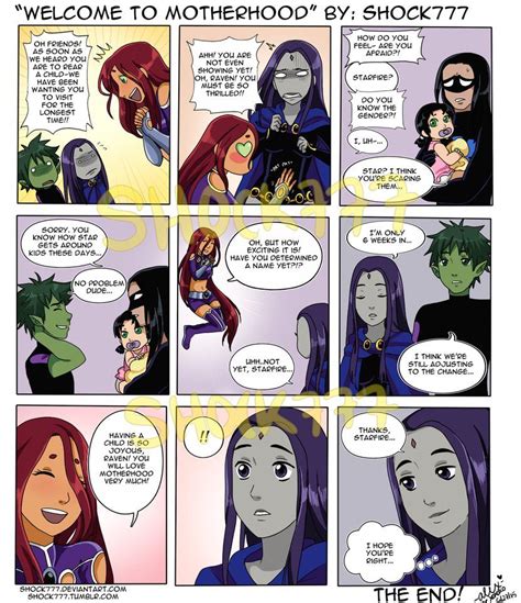 Welcome To Motherhood By Shock777 On Deviantart Teen Titans Love