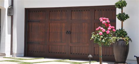 Full Custom Wood Garage Doors by Elegant