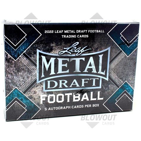 Leaf Metal Draft Football Hobby Box