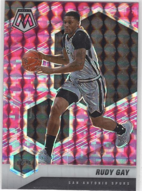 2020 21 Panini Mosaic Rudy Gay Pink Reactive Prizm EBay