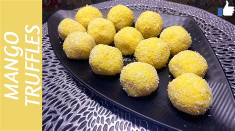 Mango Truffles Mango Coconut Laddu Summer Special Easy Quick