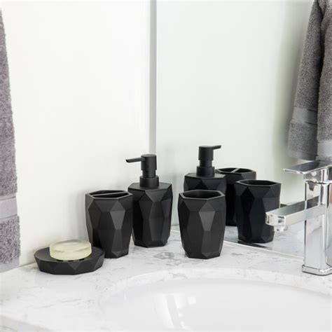 Black Bathroom Accessories Uk Semis Online