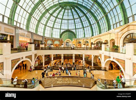 Interior Of The Mall Of The Emirates Dubai Shopping Mall Dubai United