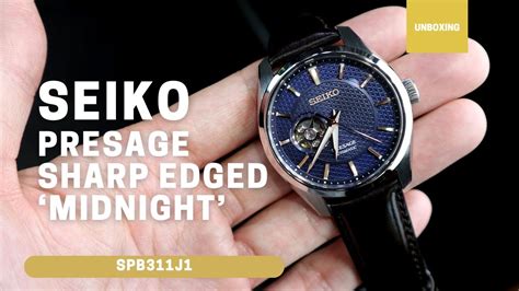 Unboxing Seiko Presage Sharp Edged Midnight Spb J Youtube