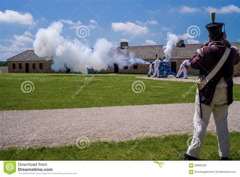 Old Cannon Firing, Artillery Soldiers Editorial Photo | CartoonDealer.com #115450795