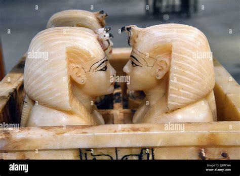 Egypt Cairo Cairo Egyptian Museum Treasure Of Tutankhamun Alabaster