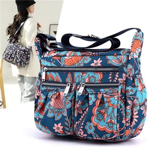 Sac À Main Multi Poches Pour Femme Sac À Bandoulière Grande