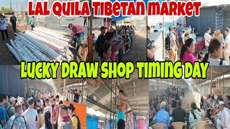 Lal Quila Tibetan Market SHOP DRAW TIMING 11 10 23 Vlogs 63