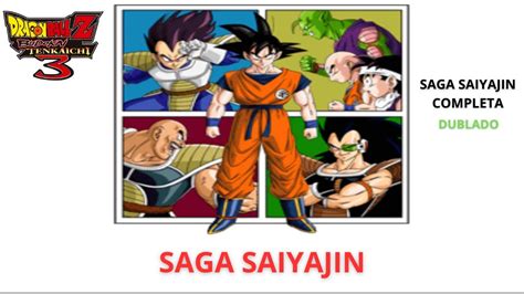 Modo Hist Ria Saga Saiyajin Completa Dublado Dragon Ball Budokai