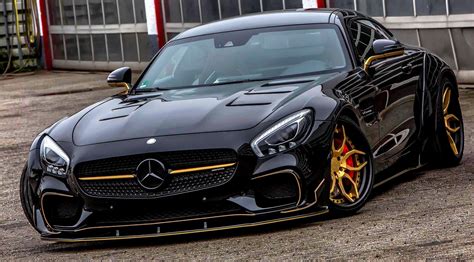 Gold And Black Prior Design Mercedes Amg Gt