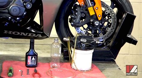 Basic Motorcycle Maintenance Bleeding Brakes Partzilla