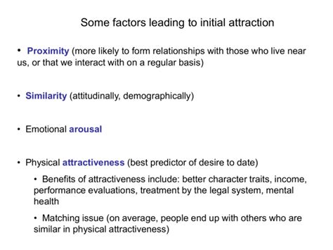 Interpersonal Attraction Slides