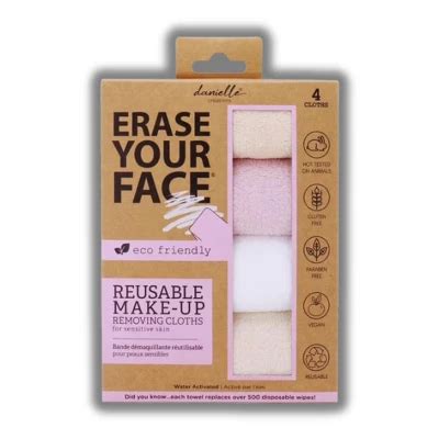 Danielle Creation Reusable Makeup Removing Cloths Eco Friendly NUDE COLORS Danielle Creations