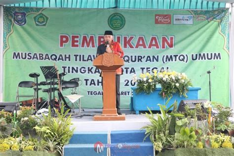 Peserta Ikuti Lomba Mtq Umum Tingkat Kota Tegal Tahun Daerah