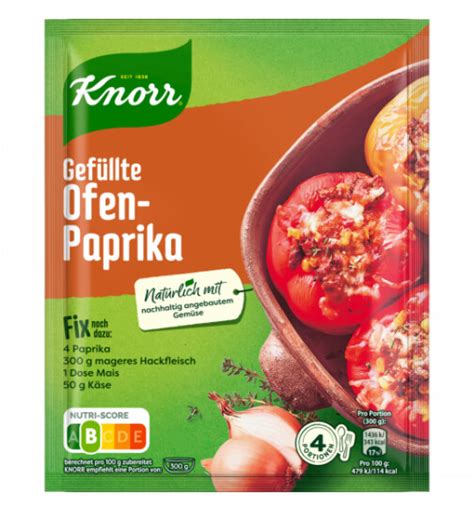 Knorr Fix gefüllte Ofenpaprika 43g