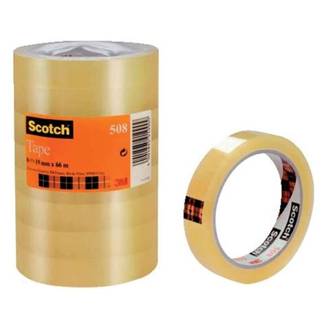 Scotch Klebeband Transparent 508 PP Bandgröße L x B 66 m x 19 m