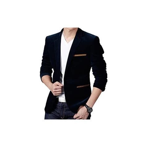 ORANDESIGNE Blazer Da Uomo Slim Fit Con Un Bottone Giacca Da Smoking