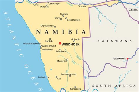 What is the Capital of Namibia? | Mappr