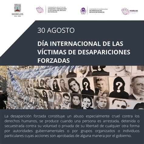 30 de agosto Día Internacional de las Víctimas de Desaparición Forzada