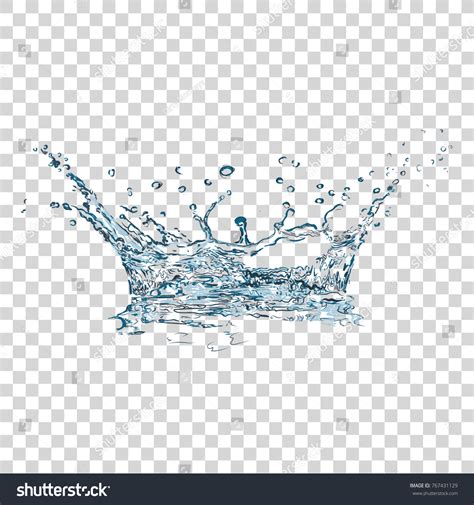 Water Splash Vector Illustration Stock Vector (Royalty Free) 767431129 ...