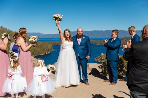 Emerald Bay Wedding Ceremony Photos Lake Tahoe Lake Tahoe Wedding Photographer