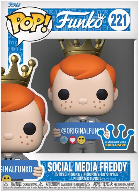 Figurine Pop Freddy Funko 221 pas cher Réseaux Sociaux Freddy