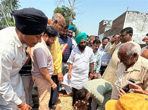 Aulakh Minister Of State For Agriculture Laid The Foundation Stone For