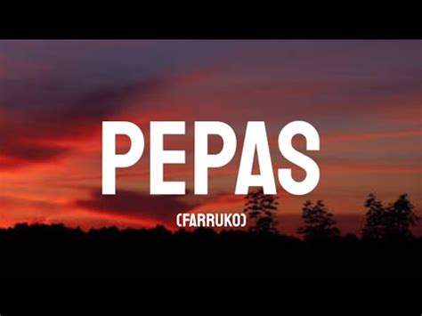 Farruko Pepas Letra Lyrics YouTube