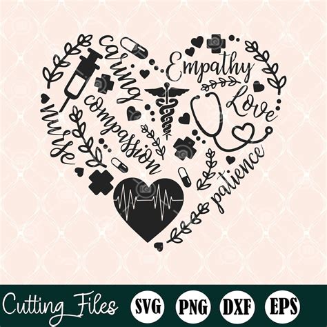 Medical Tool Heart Svg Nurse Life Svg Doctor Life Svg Etsy