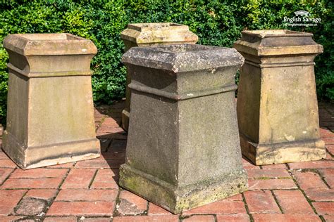 Antique Buff Square Chimney Pots