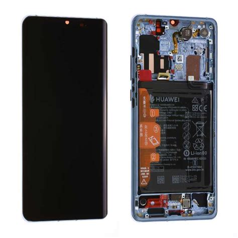 Écran Huawei P30 Pro Bleu Nacré Châssis Batterie Origine 02352PGH