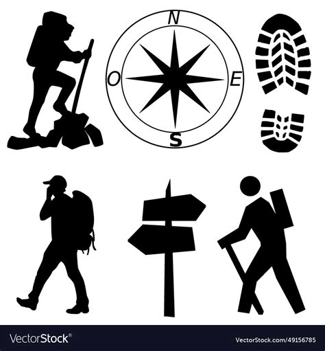 Hiking Royalty Free Vector Image - VectorStock