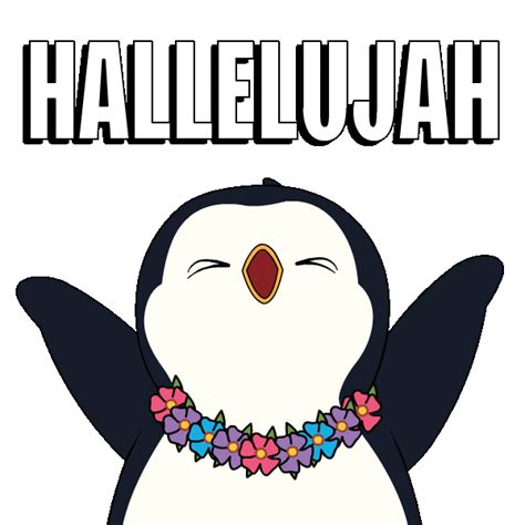 Praise The Lord Yes Sticker By Pudgy Penguins For IOS Android GIPHY