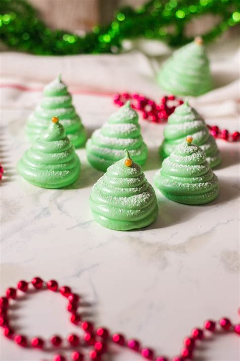 Christmas Tree Meringue Cookies Easy Recipe Depot