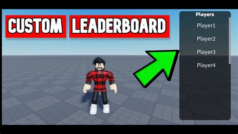 How To Make A CUSTOM LEADERBOARD In Roblox YouTube