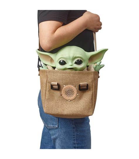 Peluche Baby Yoda Cm Premium Con Sonido Y Bolso Hbx Star Wars