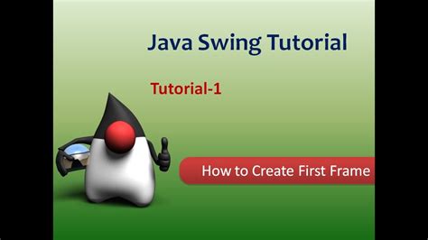 How To Create Frame In Java Swing Youtube