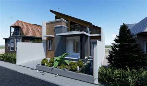 Desain Fasad Rumah Minimalis Modern 19 Desain Id