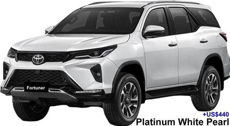 New Toyota Fortuner Body colors, Fortuner Leader full variation of exterior colours