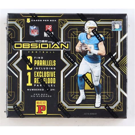 2022 Panini Obsidian Football Asia Tmall Box With 5 Cards Pristine