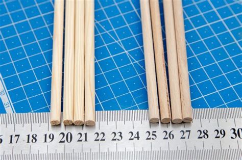 Кругла Дерев'яна Паличка Нагель | Купити Матеріал для Мініатюри